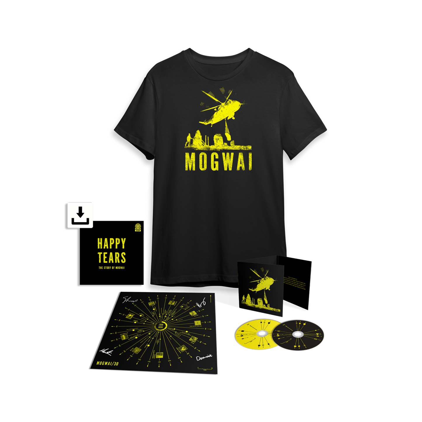 Happy Tears | 2CD Bundle with T-Shirt, Digital Audio Documentary and Signed Art Print